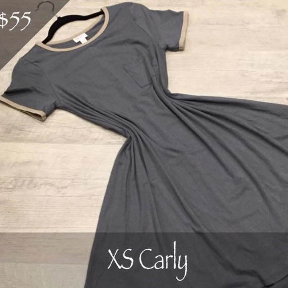 Lularoe CARLY Swing Dress~ Size XS ~ NWT~ solid! - Picture 1 of 1